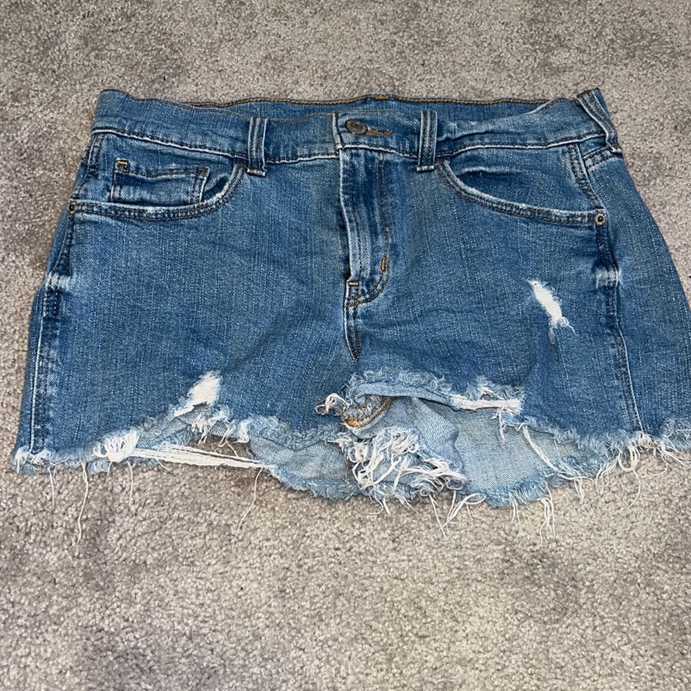 Denim shorts